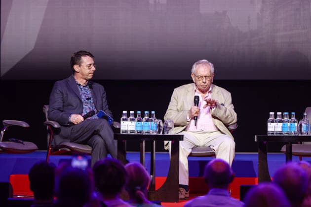 CPAC Great Britain at InterContinental Hotel, London, UK 16 July 2026 Historian and author Dr David Starkey speaks in conversation with Mark Littlewood at CPAC Great Britain at the InterContinental Hotel, North Greenwich, London, UK, on 16 July 2026. CPAC Great Britain, chaired by former Prime Minister Liz Truss and running from 16 to 18 July 2026, is the inaugural UK edition of the Conservative Political Action Conference, bringing together right-of-centre politicians, activists and thinkers from the UK, Europe and the United States under the banner of sovereignty, liberty and free enterprise., Credit:Pete Speller Avalon UK, London, London, UK  Copyright: xPetexSpellerx xAvalonx 1116857341