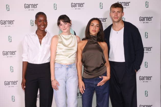 Carefree Hamuyela, Lea van Acken, Gizem Emre und Ben Felipe beim Press-Event im Garner Hotel Berlin Mitte. Berlin, 16.07.2026 *** Carefree Hamuyela, Lea van Acken, Gizem Emre, and Ben Felipe at the press event at the Garner Hotel Berlin Mitte in Berlin, July 16, 2026 Copyright: xAgenturxMatthiasxWehnertx xR.xduxVinagex