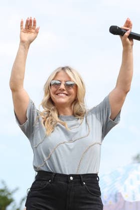 Donnschtig Jass Beatrice Egli 16.07.2026 Horgen ZH, SCHWEIZ, Generalprobe zur TV Sendung Donnschtig Jass mit Saengerin Beatrice Egli *** Donnschtig Jass with Beatrice Egli, July 16, 2026, Horgen, ZH, SWITZERLAND—dress rehearsal for the TV show Donnschtig Jass featuring singer Beatrice Egli 