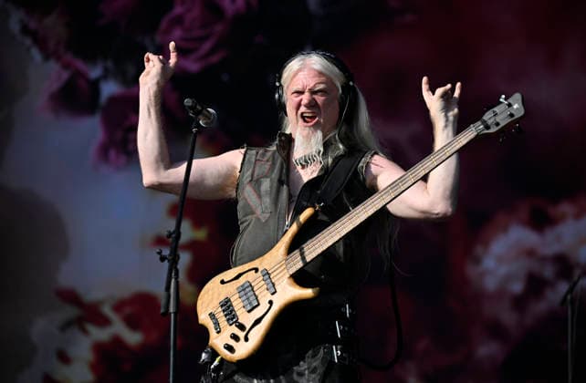 Marko Tapani Marco Hietala, Finnish heavy metal musician performs during the International Music Festival Masters of Rock in Vizovice near Zlin, Czech Republic, July 16, 2026. (CTKxPhoto DaliborxGluck) CTKPhotoP2026071606416  CTKPhotoP2026071606416
