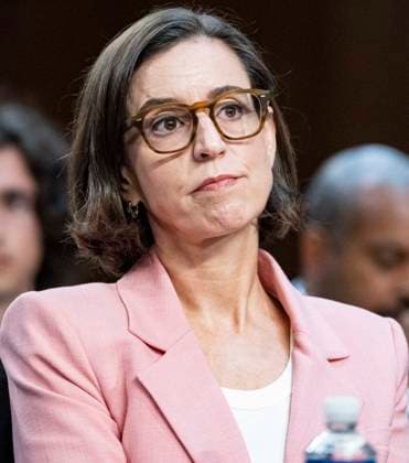 Todd Blanche Confirmation Hearings Elizabeth Oyer, Former Department of Justice Pardon Attorney, testifies before the US Senate Committee on the Judiciary, on the nomination of Todd Blanche to be United States Attorney General, in the Hart Senate Office Building on Capitol Hill in Washington, DC, USA, on Thursday, July 16, 2026. Photo by Andrew Thomas CNP ABACAPRESS.COM Washington District of Columbia United States  Copyright: xCNP ABACAx