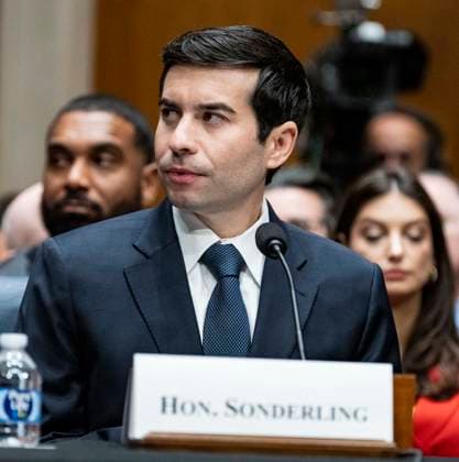 July 16, 2026, Washington, District Of Columbia, USA: Acting United States Secretary of Labor Keith Sonderling, testifies before the US Senate Committee on Health, Education, Labor and Pensions (HELP) on his nomination to be Secretary of Labor, in the Dirksen Senate Office Building on Capitol Hill in Washington, DC, USA, on Thursday, July 16, 2026 Washington USA - ZUMAs152 20260716_faa_s152_050 Copyright: xAndrewxThomasx