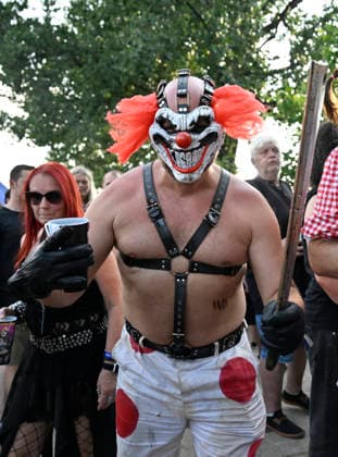 Metal music fans attend the International Music Festival Masters of Rock in Vizovice near Zlin, Czech Republic, July 16, 2026. (CTKxPhoto DaliborxGluck) CTKPhotoP2026071606424  CTKPhotoP2026071606424