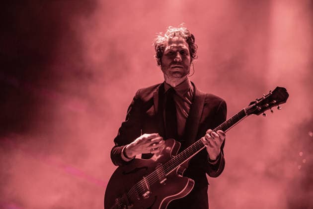 July 16, 2026, Bologna, Italy: Guitarist Daniel Kessler performs on stage during the concert. American post-punk revival band Interpol, headlining the Sequoie Music Park summer festival at the Parco delle Caserme Rosse in Bologna. The New York group revisited their career highlights in front of thousands of fans. Bologna Italy - ZUMAs197 20260716_aaa_s197_103 Copyright: xCarloxVerganix
