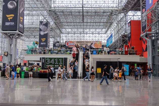 RECORD DATE NOT STATED Fanatics Fest NYC kicks off at the Javits Center with sports stars, celebrities and iconic trophies. (NEW) New York, July, 16, 2026 The 2026 Fanatics Fest NYC officially opened today at the Jacob K. Javits Convention Center, bringing together athletes and celebrities including Antoine Griezmann, Josh Hart, and Rhea Ripley. The event also showcased iconic trophies like FIFA World Cup Trophy and the FIFA Women™s World Cup Trophy, drawing fans from around the world.(Foto: Anthony Oliveira Thenews2 imago images) Fanatics Fest NYC kicks off at the Javits Center with sports stars, celebrities and iconic trophies.  Copyright: xAnthonyxOliveirax