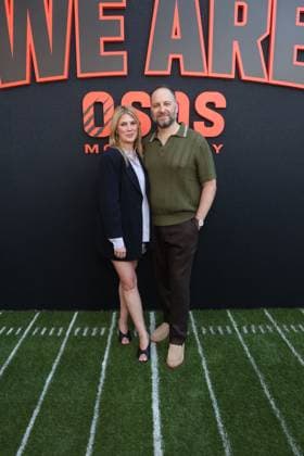 Los Angeles CA July 16: Jamie McBriety and Jason Sterman at The We Are Osos Premiere on July 16, 2026 Copyright: xAdMediax xMediaPunchx
