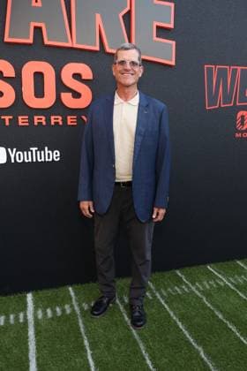Los Angeles CA July 16: Jim Harbaugh at The We Are Osos Premiere on July 16, 2026 Credit: USA - ZUMAa123 20260716_zaa_a123_026 Copyright: xAdMediax