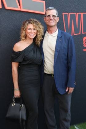 Los Angeles CA July 16: Jim & Sarah Harbaugh at The We Are Osos Premiere on July 16, 2026 Copyright: xAdMediax xMediaPunchx