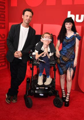 NEW YORK, NY - JULY 16: Scoot McNairy, Steve Way and Lola Petticrew at the New York Premiere of Hulu™s Furious on July 16, 2026 at Metrograph in New York City. Copyright: xmpi099 MediaPunchx