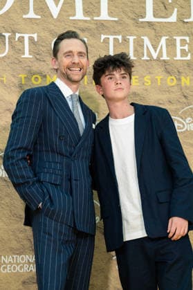 Pompeii: Out Of Time Premiere - Arrivals Tom Hiddleston and Frankie Treadway attend the Pompeii: Out Of Time Premiere at The British Museum on July 16, 2026 in London, England., Credit:Lounis Tiar Avalon United Kingdom, London, Bristish Museum  Copyright: xLounisxTiarx xAvalonx 1116933286