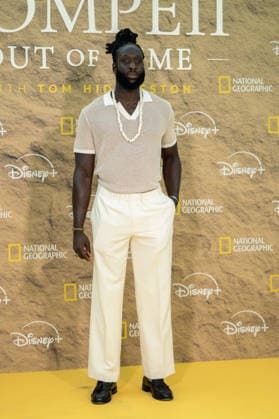 Pompeii: Out Of Time Premiere in London - 16 Jul 2026 Theo Ogundipe attends the Pompeii: Out Of Time Premiere at The British Museum. London United Kingdom Copyright: xLounisxTiarx xSOPAxImagesx _DSC2779