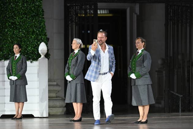 RECORD DATE NOT STATED Philipp Hochmair, Jedermann, Fotoprobe, Salzburger Festspiele, Domplatz, Salzburg, 2026, Manfred Siebinger *** Philipp Hochmair, *Jedermann*, photo rehearsal, Salzburg Festival, Domplatz, Salzburg, 2026, Manfred Siebinger