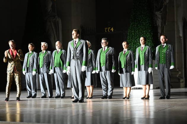 RECORD DATE NOT STATED Philipp Hochmair, Jannik Görger, Hausvogt, Hausgesinde, Jedermann,Jedermann, Fotoprobe, Salzburger Festspiele, Domplatz, Salzburg, 2026, Manfred Siebinger *** Philipp Hochmair, Jannik Görger, Steward, Servants, Jedermann, Jedermann, Photo Rehearsal, Salzburg Festival, Domplatz, Salzburg, 2026, Manfred Siebinger