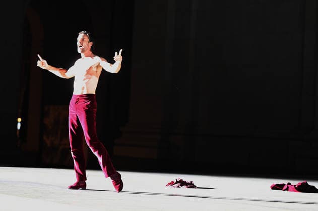 RECORD DATE NOT STATED Christoph Luser, Teufel Gesell, Jedermann, Fotoprobe, Salzburger Festspiele, Domplatz, Salzburg, 2026, Manfred Siebinger *** Christoph Luser, Teufel Gesell, *Jedermann*, photo rehearsal, Salzburg Festival, Domplatz, Salzburg, 2026, Manfred Siebinger