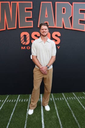 Los Angeles CA July 16: Sam Darnold. at We Are Osos Premiere held at The Pacific Design Center in Los Angeles, CA. on July 16, 2026 Credit: AdMedia Los Angeles USA - ZUMAa123 20260716_zaa_a123_322 Copyright: xADx