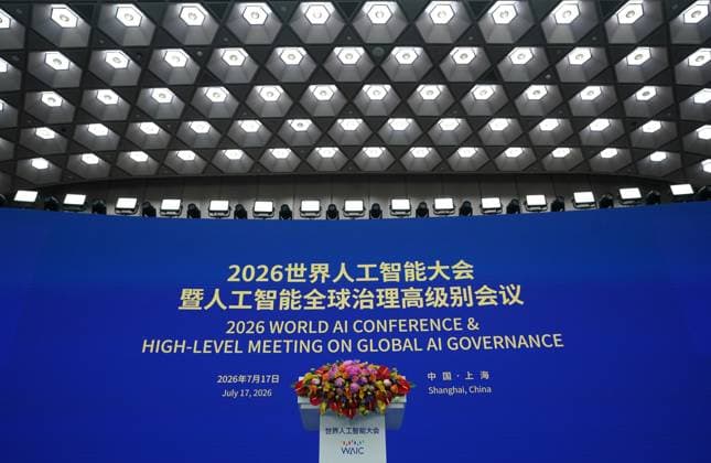 SHANGHAI, CHINA - JULY 17: The opening ceremony of the 2026 World AI Conference (WAIC) and High-Level Meeting on Global AI Governance is held on July 17, 2026 in Shanghai, China. Themed AI Partnership for a Brighter Future, the event will include more than 140 forums, bringing together 1,400 guests from home and abroad.  Copyright: xVCGx 111654813769