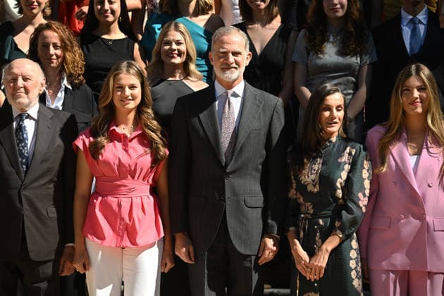 The Royal Family holds an audience with the Board of Trustees of the Spanish Committee of the United World Colleges Foundation 3I D Princess Leonor, King Felipe VI, Queen Letizia, and Infanta Sofía during the audience with the Board of Trustees of the Spanish Committee of the United World Colleges Foundation, at the Zarzuela Palace, on July 17, 2026, in Madrid, Spain BOARD OF TRUSTEES SPANISH COMMITTEE OF UNITED WORLD COLLEGES FOUNDATION ROYAL FAMILY José Madrid Madrid Spain  Copyright: xJosÃ xOlivax 7669885