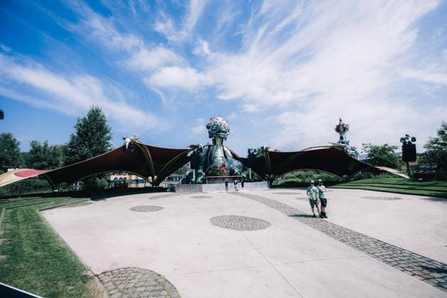 The Rose Garden scene pictured during the first day of the Tomorrowland electronic music festival, Friday 17 July 2026, in Boom. The first weekend of the 20th edition of the festival takes place at the De Schorre terrain in Boom, from 17 to 19 July.  EMILExWINDAL 181325653