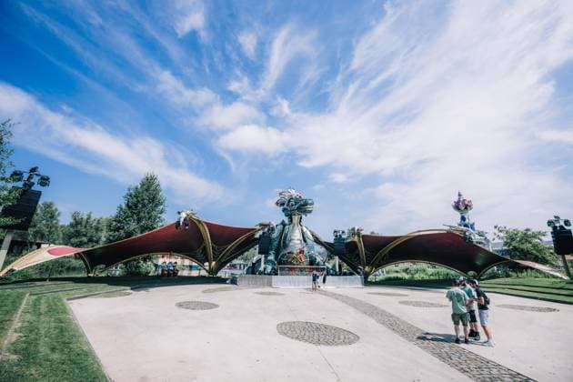 the first day of the Tomorrowland electronic music festival, Friday 17 July 2026, in Boom. The first weekend of the 20th edition of the festival takes place at the De Schorre terrain in Boom, from 17 to 19 July.  EMILExWINDAL 181325523