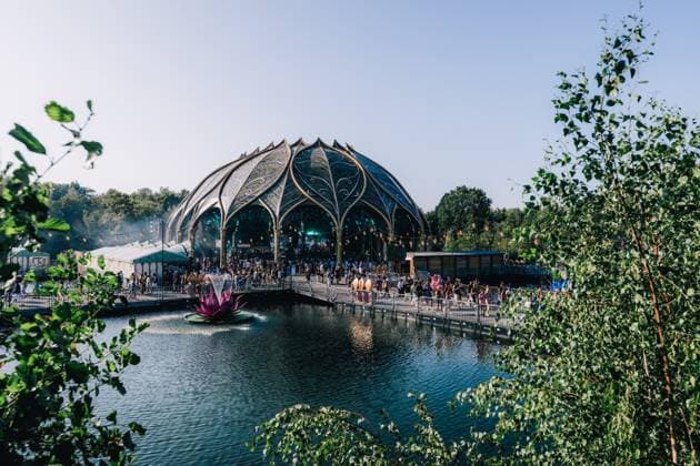 Crystal garden scene pictured during the first day of the Tomorrowland electronic music festival, Friday 17 July 2026, in Boom. The first weekend of the 20th edition of the festival takes place at the De Schorre terrain in Boom, from 17 to 19 July.  EMILExWINDAL 181368744