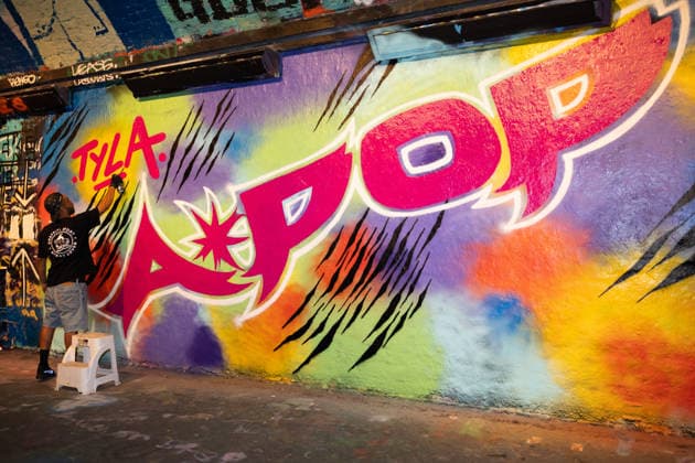 Tyla made a surprise appearance at Leake Street Arches to unveil a special graffiti created ahead of the release of her sophomore album A*POP , London, UK, 17 July 2026. Tyla completed the graffiti mural by adding the album s release date and her signature., Credit:Ewelina Stachurska Show Me You Ewelina Stachurska Avalon UK, London, Leake Street Arches  Copyright: xEwelinaxStachurskaxShowxMexYoux xEwelinaxStachurskax xAvalonx 1117063261