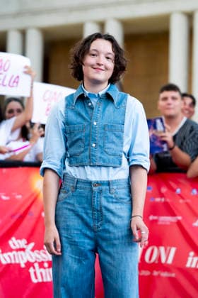 July 17, 2026, Giffoni Valle Piana, Salerno, Italy: Bella Ramsey attends the carpet at 56th Giffoni Film Festival 2026 in Giffoni Valle Piana, Salerno, Italy on July 17, 2026. Giffoni Valle Piana Italy - ZUMAl175 20260717_zip_l175_128 Copyright: xFrancescoxLucianox
