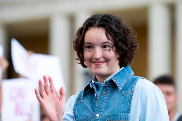 July 17, 2026, Giffoni Valle Piana, Salerno, Italy: Bella Ramsey attends the carpet at 56th Giffoni Film Festival 2026 in Giffoni Valle Piana, Salerno, Italy on July 17, 2026. Giffoni Valle Piana Italy - ZUMAl175 20260717_zip_l175_127 Copyright: xFrancescoxLucianox