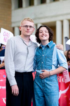 July 17, 2026, Giffoni Valle Piana, Salerno, Italy: George Jaques and Bella Ramsey attends the photocall at 56th Giffoni Film Festival 2026 in Giffoni Valle Piana, Salerno, Italy on July 17, 2026. Giffoni Valle Piana Italy - ZUMAl175 20260717_zip_l175_141 Copyright: xFrancescoxLucianox