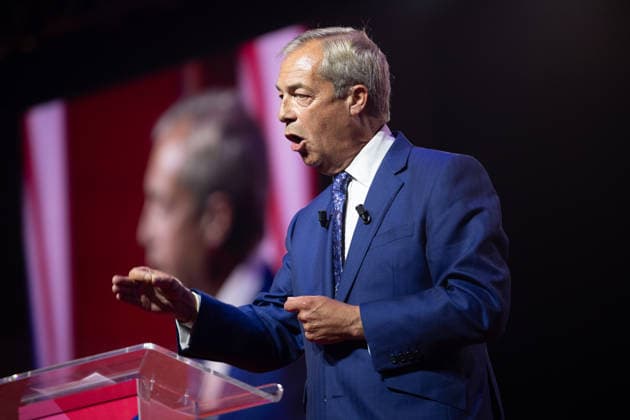 CPAC Great Britain Event 2026 at InterContinental London - The O2, London, UK - Fri 17 July 2026 Reform UK Leader Nigel Farage delivers a speech at CPAC Great Britain Event 2026 at The InterContinental London - The O2 in London, England, UK on Friday 17 July, 2026., Credit:Justin Ng Avalon UK, England, London, InterContinental London - The O2  Copyright: xJustinxNgx xAvalonx 1117062991
