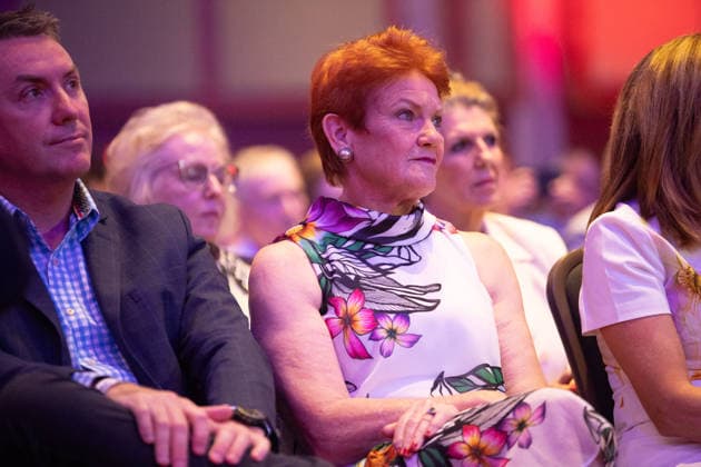 CPAC Great Britain Event 2026 at InterContinental London - The O2, London, UK - Fri 17 July 2026 Pauline Hanson - Australian Senator and leader of One Nation watches Reform UK Leader Nigel Farage deliver a speech at CPAC Great Britain Event 2026 at The InterContinental London - The O2 in London, England, UK on Friday 17 July, 2026., Credit:Justin Ng Avalon UK, England, London, InterContinental London - The O2  Copyright: xJustinxNgx xAvalonx 1117063015