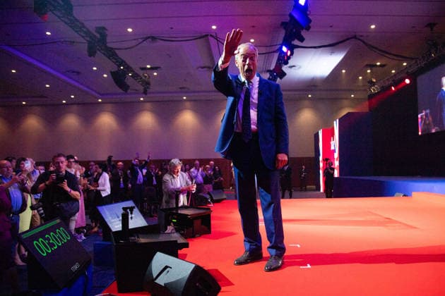 CPAC Great Britain Event 2026 at InterContinental London - The O2, London, UK - Fri 17 July 2026 Reform UK Leader Nigel Farage delivers a speech at CPAC Great Britain Event 2026 at The InterContinental London - The O2 in London, England, UK on Friday 17 July, 2026., Credit:Justin Ng Avalon UK, England, London, InterContinental London - The O2  Copyright: xJustinxNgx xAvalonx 1117063045