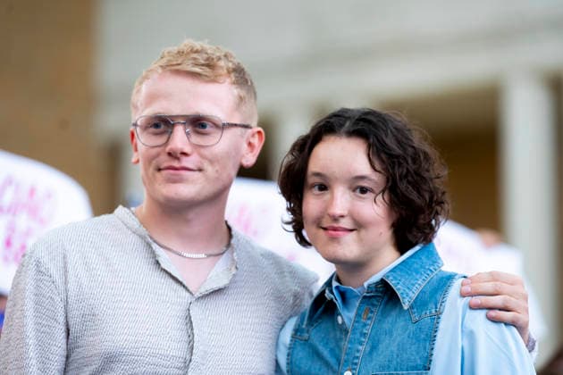 July 17, 2026, Giffoni Valle Piana, Salerno, Italy: George Jaques and Bella Ramsey attends the photocall at 56th Giffoni Film Festival 2026 in Giffoni Valle Piana, Salerno, Italy on July 17, 2026. Giffoni Valle Piana Italy - ZUMAl175 20260717_zip_l175_142 Copyright: xFrancescoxLucianox