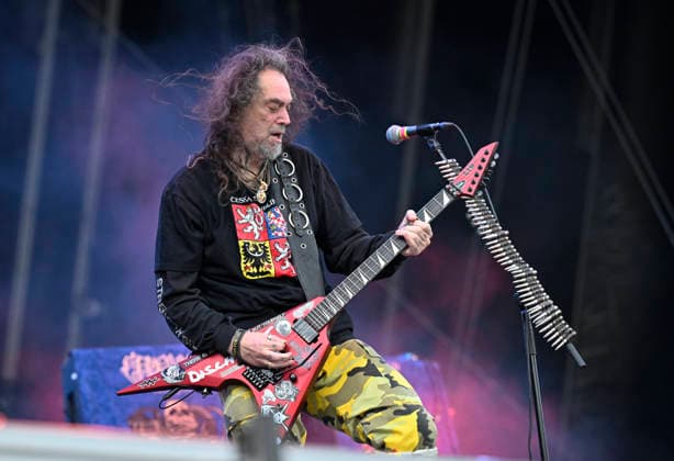Guitarist Max Cavalera of Brazilian-American heavy metal supergroup Cavalera Conspiracy perform during the International Music Festival Masters of Rock in Vizovice near Zlin, Czech Republic, July 17, 2026. (CTKxPhoto DaliborxGluck) CTKPhotoP2026071707115  CTKPhotoP2026071707115