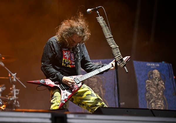 Guitarist Max Cavalera of Brazilian-American heavy metal supergroup Cavalera Conspiracy perform during the International Music Festival Masters of Rock in Vizovice near Zlin, Czech Republic, July 17, 2026. (CTKxPhoto DaliborxGluck) CTKPhotoP2026071707126  CTKPhotoP2026071707126