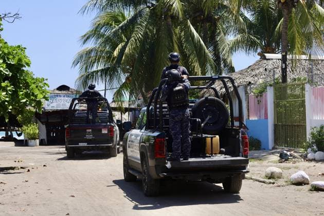 An earthquake in southern Mexico triggered tsunami warnings TAPACHULA, MEXICO - JULY 17: Police and military officers patrol coastal communities after a powerful earthquake that caused only minor damage in Tapachula, Mexico, on July 17, 2026. A magnitude 7.4 earthquake struck off Mexico’s southeastern Pacific coast on Friday, according to the US Geological Survey. Mexican authorities deployed security and civil protection personnel to the affected area and reported no casualties or major damage so far. Jose Eduardo Torres Cancino Anadolu Tapachula Mexico. Editorial use only. Please get in touch for any other usage.  Copyright: x2026xAnadoluxJosexEduardoxTorresxCancinox