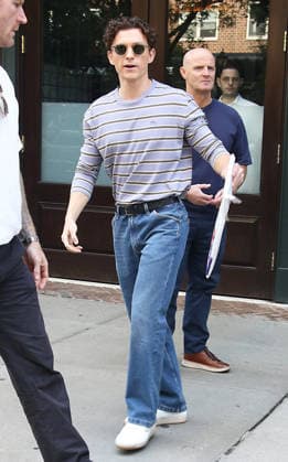 NEW YORK, JULY 17:. Tom Holland seen ln New York City on July 17, 2026. Copyright: xRW MediaPunchx