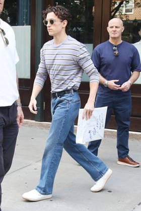 NEW YORK, JULY 17:. Tom Holland seen ln New York City on July 17, 2026. Copyright: xRW MediaPunchx
