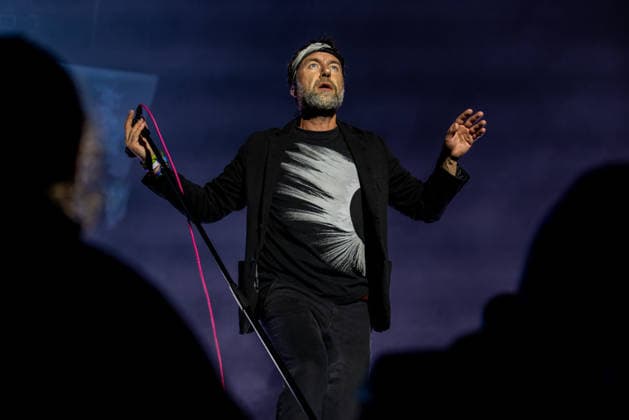Milan Cais of music group Tata Bojs performs during the third day of Music festival Colours of Ostrava in Ostrava, Czech Republic, on July 17, 2026. (CTKxPhoto VladimirxPrycek) CTKPhotoP2026071708004  CTKPhotoP2026071708004