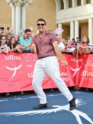 July 17, 2026, Giffoni Valle Piana, Italy: Francesco Gabbani on the Blue Carpet during the Giffoni Film Festival 2026. Giffoni Valle Piana Italy  - ZUMAs197 20260717_aaa_s197_114 Copyright: xAntoninoxD Espositox