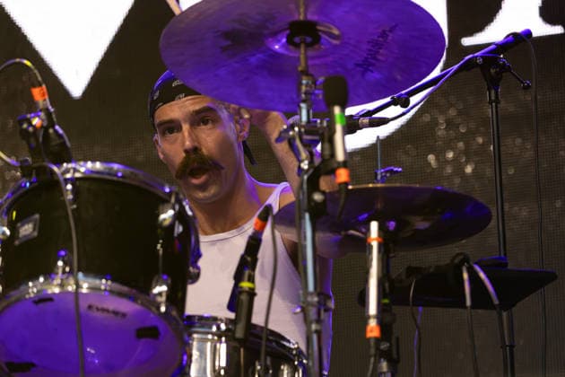 17.07.2026, Bellinzona, Parco Urbano, Nevermind Music Fest 2026: The Rumjacks, Pietro Della Sala (drums) Bellinzona Parco Urbano Ticino Switzerland *** July 17, 2026, Bellinzona, Parco Urbano, Nevermind Music Fest 2026: The Rumjacks, Pietro Della Sala on drums, Bellinzona, Parco Urbano, Ticino, Switzerland Copyright: xJustPictures.ch FrancescoxMinghettix jp-en-FrMi-_NG_0242
