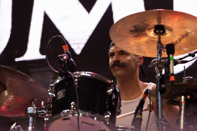 17.07.2026, Bellinzona, Parco Urbano, Nevermind Music Fest 2026: The Rumjacks, Pietro Della Sala (drums) Bellinzona Parco Urbano Ticino Switzerland *** July 17, 2026, Bellinzona, Parco Urbano, Nevermind Music Fest 2026: The Rumjacks, Pietro Della Sala on drums, Bellinzona, Parco Urbano, Ticino, Switzerland Copyright: xJustPictures.ch FrancescoxMinghettix jp-en-FrMi-_NG_0435