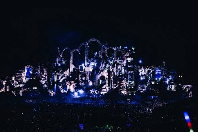 Tomorrowland s mainstage pictured during the first day of the Tomorrowland electronic music festival, Friday 17 July 2026, in Boom. The first weekend of the 20th edition of the festival takes place at the De Schorre terrain in Boom, from 17 to 19 July.  EMILExWINDAL 181392541