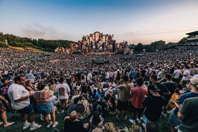 Tomorrowland s mainstage pictured during the first day of the Tomorrowland electronic music festival, Friday 17 July 2026, in Boom. The first weekend of the 20th edition of the festival takes place at the De Schorre terrain in Boom, from 17 to 19 July.  EMILExWINDAL 181392549