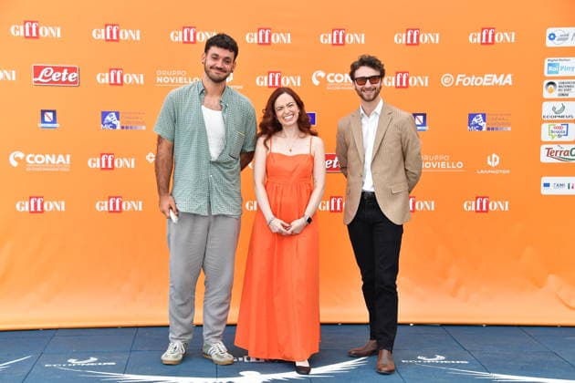 IPA86767853 - Giffoni Vallepiana Giffoni Festival 2026 Wildwood Photocall. Pictured: Arianna Craviotto, Guillem Ignasi, Thibault Leclercq  Copyright: xVincenzoxLandix xVincenzoxLandix 86767853