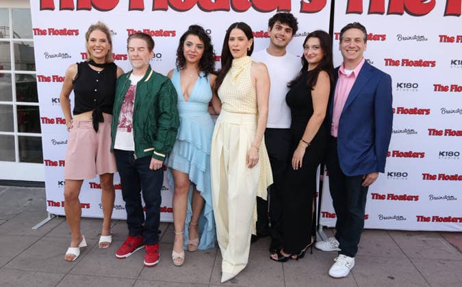 Los Angeles Premiere Of The Floaters Los Angeles CA July 17: Andra Gordon, Bekah Zornosa, Seth Green, Jackie Tohn, Ben Krieger, Jillian Jordan, Shai Korman. at Los Angeles Premiere Of The Floaters held at The Laemmle Royal in Los Angeles, CA. on July 17, 2026 Credit: AdMedia Los Angeles CA United States EDITORIAL USE ONLY  Copyright: xx ADx admphotosthree006375
