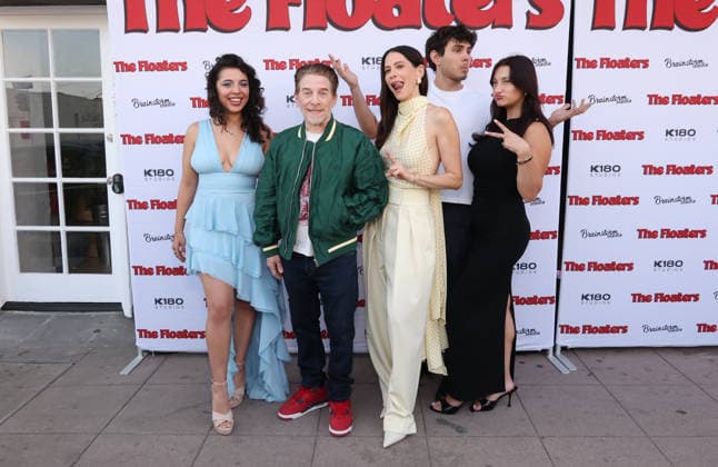 Los Angeles Premiere Of The Floaters Los Angeles CA July 17: Bekah Zornosa, Seth Green, Jackie Tohn, Ben Krieger, Jillian Jordan. at Los Angeles Premiere Of The Floaters held at The Laemmle Royal in Los Angeles, CA. on July 17, 2026 Credit: AdMedia Los Angeles CA United States EDITORIAL USE ONLY  Copyright: xx ADx admphotosthree006352