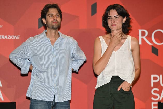 News - Romana Maggiora Vergano and Paolo Strippoli at Puntasacra Film Fest Paolo Strippoli and Romana Maggiora Vergano before the screening of La Valle dei Sorrisi at the Puntasacra Film Fest on July 17, 2026, in Idroscalo di Ostia, Rome, Italy. Rome Idroscalo di Ostia Italy Copyright: xDomenicoxCippitellix xLiveMediax LPN_2569380