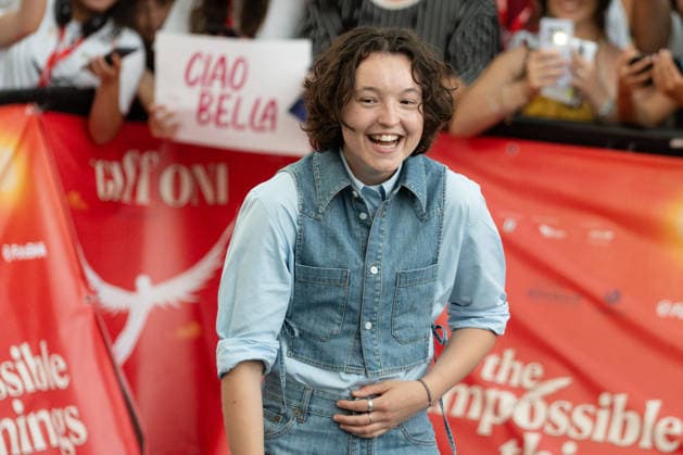 56th Giffoni Film Festival - Photocall Sunny Dancer British actress Bella Ramsey attends the photocall for the film Sunny Dancer during the 56th edition of the Giffoni Film Festival in Giffoni Valle Piana, Italy on July 17, 2026. Photo by Andrea Bracaglia ABACAPRESS.COM Giffoni Valle Piana Italy Italy  Copyright: xBracagliaxAndrea ABACAx