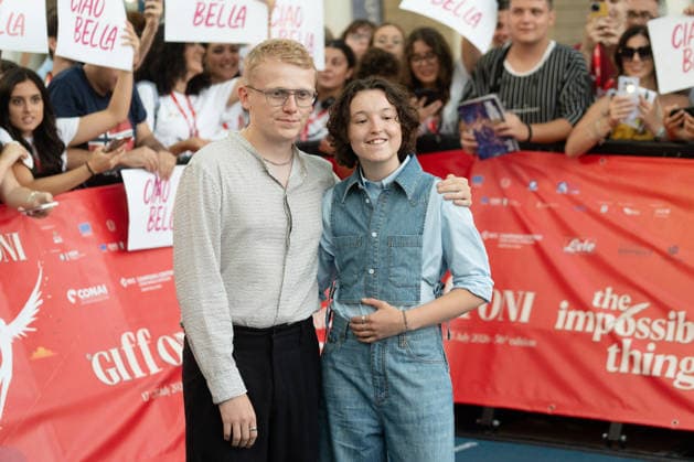 56th Giffoni Film Festival - Photocall Sunny Dancer Director George Jaques and British actress Bella Ramsey attend the photocall for the film Sunny Dancer during the 56th edition of the Giffoni Film Festival in Giffoni Valle Piana, Italy on July 17, 2026. Photo by Andrea Bracaglia ABACAPRESS.COM Giffoni Valle Piana Italy Italy  Copyright: xBracagliaxAndrea ABACAx