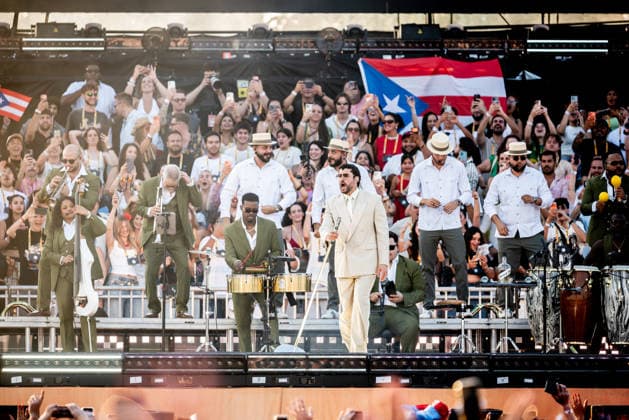 Music Concert - Bad Bunny - DeBÃ TiRAR MaS FOToS World Tour Bad Bunny (Benito Antonio Martinez Ocasio) Milan Ippodromo SNAI La Maura Italy Copyright: xMirkoxFava TSCKx xLiveMediax LPM_2569574